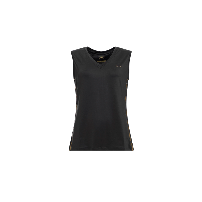 CANOTTA LOLA V-NECK SLAZENGER BLACK
