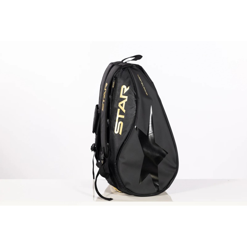 BORSA STAR PADEL IN PELLE BLACK