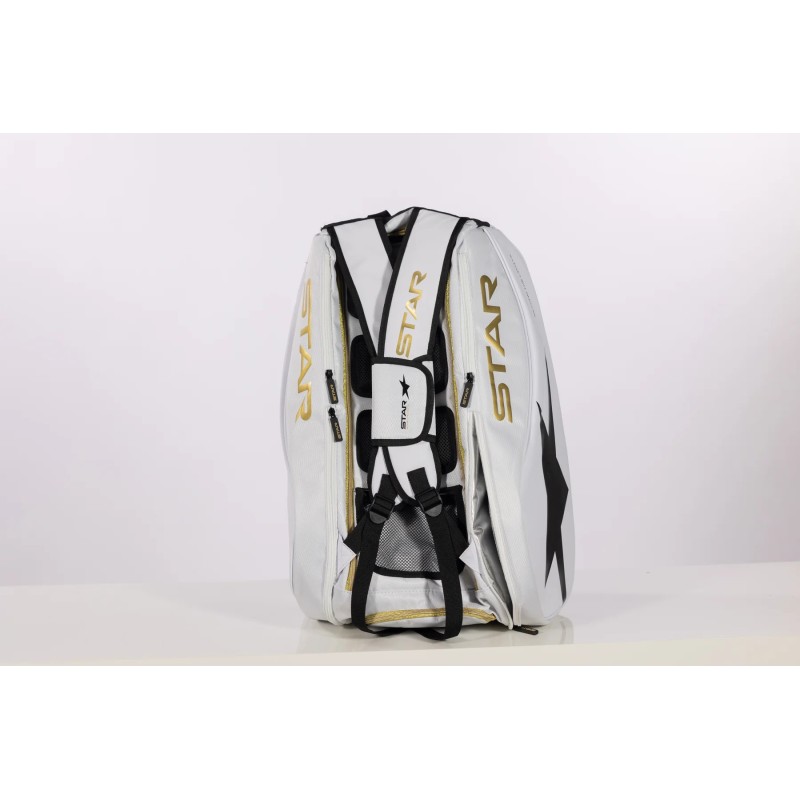 BORSA STAR PADEL IN PELLE WHITE